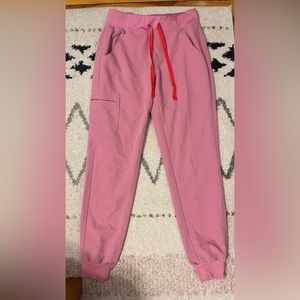 Figs XS pink JOGGER pant
